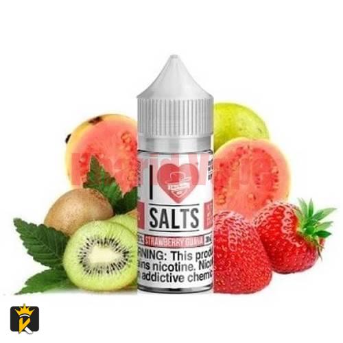 سالت توت فرنگی کیوی گواوا آی لاو سالت <br><span>I Love Salts Strawberry Guava SaltNic 30ml</span>